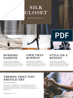 Brown Minimalist Fashion Email Newsletter