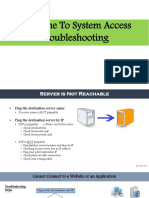 Welcome To System Access Troubleshooting