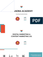 Dyandra Academy - 1 - Digital Marketing & Content Marketing