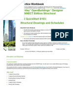 Bentley Openbuildings Designer Connect Edition Structural Bim Quickstart S103: Structural Drawings and Schedules