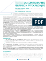 Scintigraphie de Perfusion Myocardique Fiche