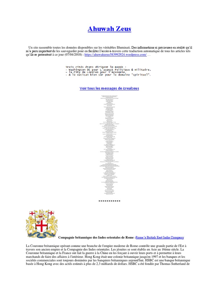 Ahuwah Zeus Site Pdf Empire Britannique Hong Kong