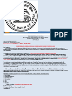 The Reserve Bank of India Electronic Transfer Dept, 6, Sansad Marg JANPATH, NEW DELHI, H.O. 110001, New Delhi Our Ref: Cub/Hog/Oxd1/2014 Payment File: RBI/id1033/2014/2015