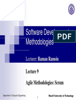 Software Development Methodologies: Lecturer: Raman Ramsin