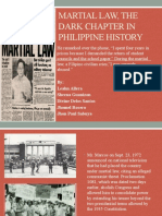 Martial Law, The Dark Chapter in Philippine