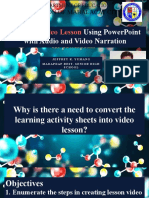 Creating Video Lesson Using PowerPoint With Video and
