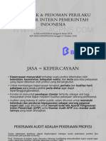 Kode Etik & Pedoman Perilaku Auditor Intern Pemerintah Indonesia