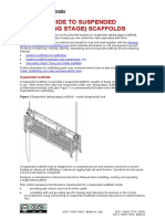 Guide Suspended Swing Stage Scaffolds