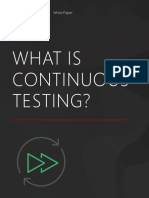 What Is Continuous Testing?: White Paper