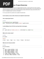 Spark DataFrames Project Exercise - Jupyter Notebook