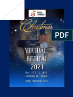 Christmas Recital 2021 - Program