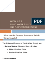 Module 2 - Public Water Supply _ Treatment Process