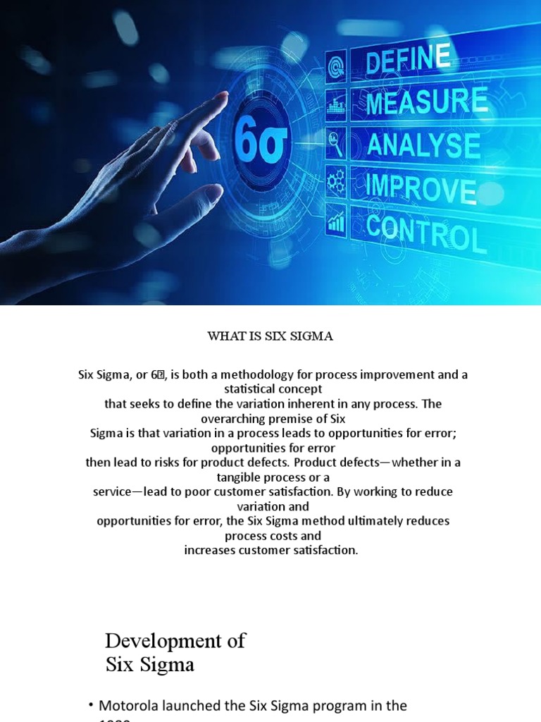 Understanding Six Sigma Methodology | PDF | Six Sigma | Design For Six ...