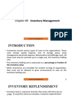 Lecture 7 (Inventory Management)