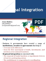 U3 Regional Integration & Trade Arrangements