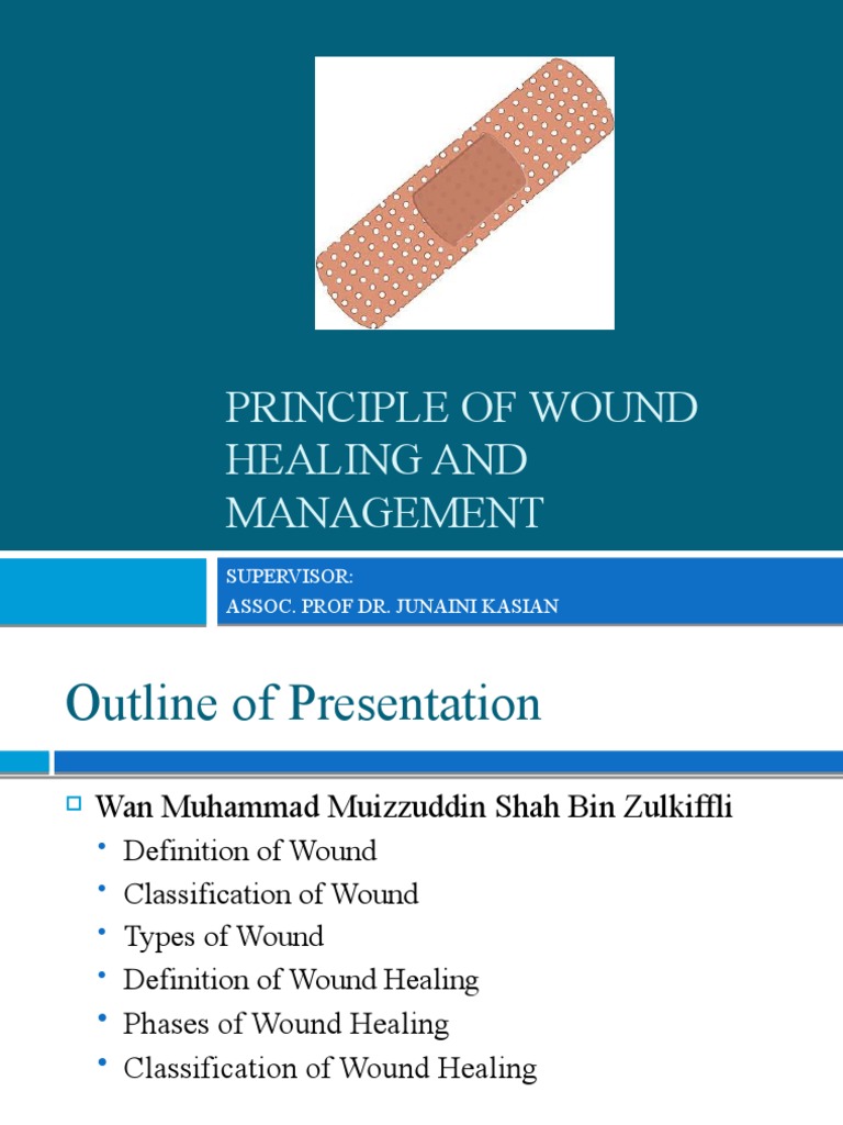 Surgery - Principle of Wound Healing and Management | PDF | Wound ...