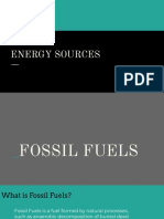 Energy Sources