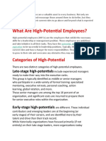 What Are High-Potential Employees?