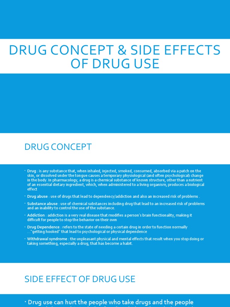 Drug Use: Effects and Consequences | PDF | Hiv/Aids | Substance Dependence