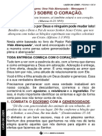 Lição do Líder - Combate o egoísmo com a generosidade