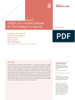 Digital Narratives of COVID-19:: A Twitter Dataset For Text Analysis in Spanish