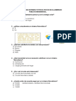 SISTEMAS FOTOVOLTAICOS DE ALUMBRADO PUBLICO