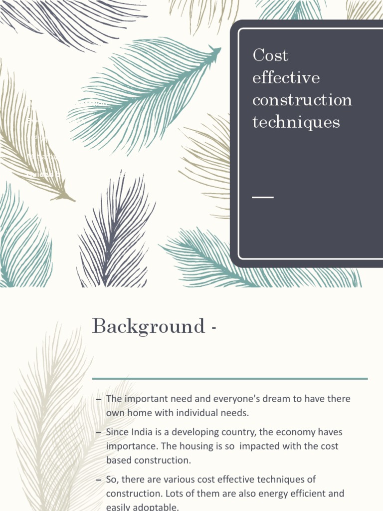 Module 1 Costeffective Construction Techniques Pdf Concrete Brick