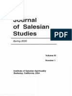 Journal of Salesian Studies: Spring 2000