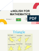 English For Mathematics: Group 1 Teacher Instructors Danh Ngoc Tham