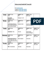 Sunday: Grade 3 Distance Learning Timetable WB 2 January 2022