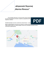 Park Aktywności Fizycznej - Marina Fitnessu PDF