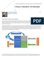 WACC, Fluxos de Caixa e Valuation - Um Exemplo Didático