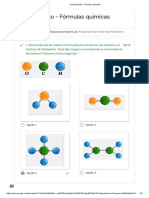 Quiz Revisão - Fórmulas Químic21s