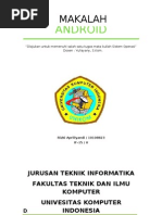 Makalah Android (Tugas Sistem Operasi)