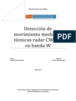 Deteccion de Movimiento Mediante Tecnicas Radar CWFM en Banda W