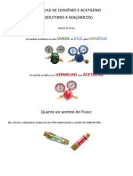 Diferenças Entre Valvulas de Oxigênio e Acetileno