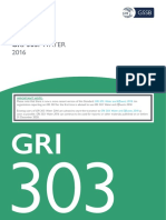 Gri 303: Water: Important Note