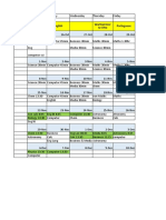 Revision Timetable KS4 - Oct21