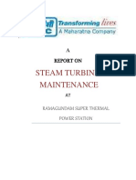 Steam Turbine Maintenance: Ramagundam Super Thermal Power Station