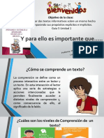 Cómo comprender un texto