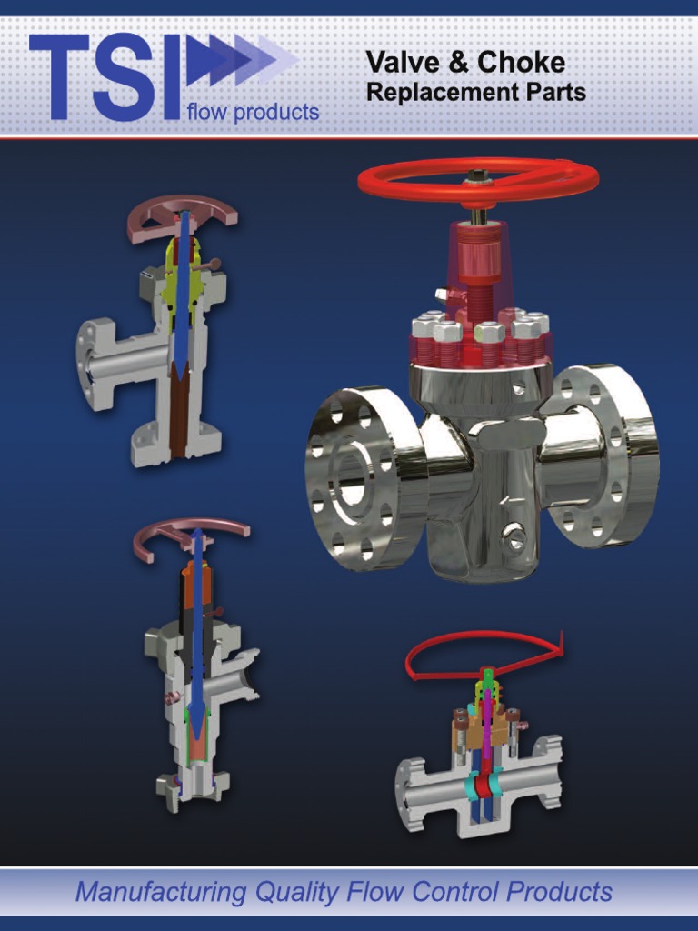 TSI Flow Products Overview and Choke Parts | PDF | Valve | Screw