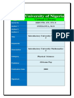 Introductory University Mathematics 3