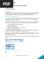 Technical Note: Using The REBLOCK Process: Ntroduction