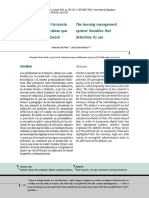 Las plataformas de formación virtual- algunas variables que determinan su utilización