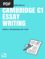 Cambridge C1 Essay Writing: Essential Exam Skills