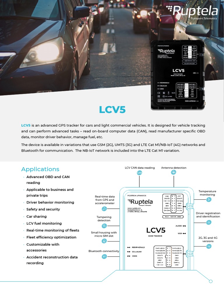 EN LCV5 Datasheet | PDF | Electrical Engineering | Wireless