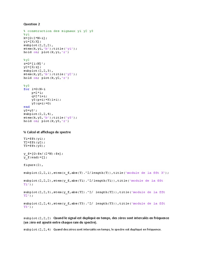 Analyse des signaux et FFT en Python | PDF | Transformation de Fourier ...