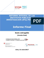 Sexto Entregable-Informe Final-Reforma Integral de Los IPIs-Versión Con Textos Resaltados-SASEC-31 Enero2017