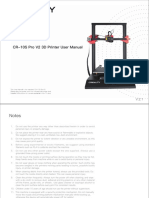 CR-10S Pro V2 3D Printer User Manual