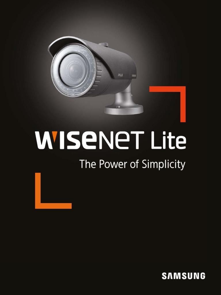 WiseNet Lite - Hanwha - LowRes | PDF